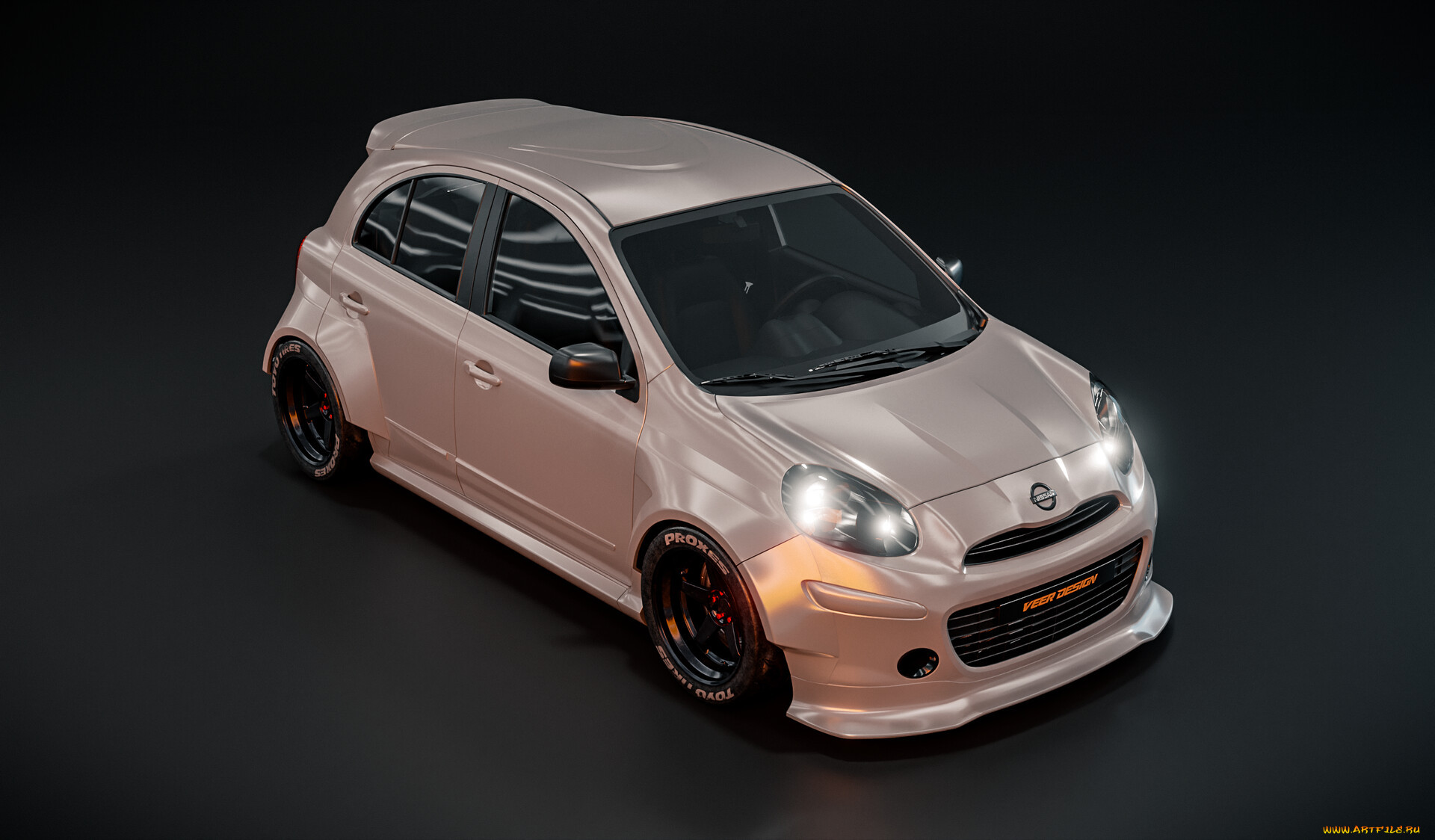 , 3, nissan, micra, k13, widebody